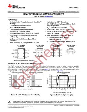 SN74AUP2G14DCKR datasheet  